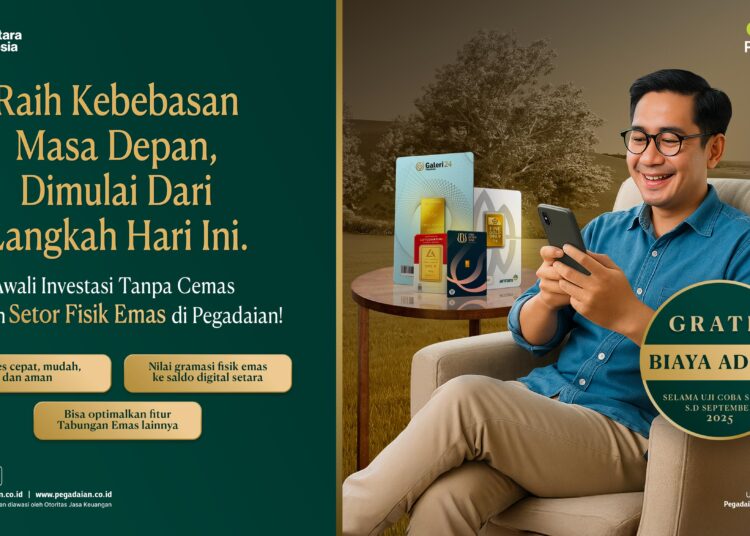 Terobosan Baru Pegadaian: Emas Fisik Kini Bisa Langsung Jadi Tabungan Emas