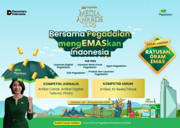 Pegadaian Media Awards 2025 Dibuka, Hadiah Ratusan Gram Emas Menanti!