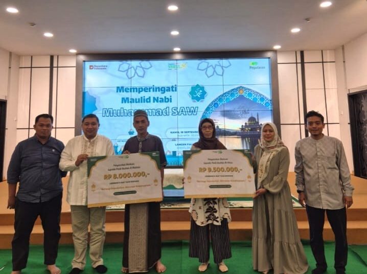 Pegadaian Kanwil IV Balikpapan Tebar Kepedulian di Peringatan Maulid Nabi