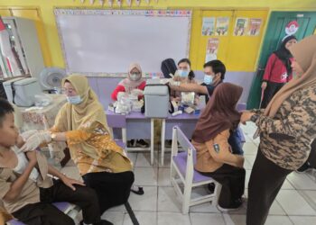 BIAS Putaran 2 Sasar 376 Siswa di Sepinggan ! Upaya Perpanjang Kekebalan dari Difteri dan Tetanus