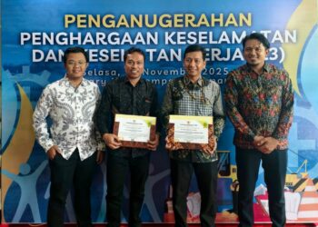 Raih Penghargaan “Zero Accident” dari Pemprov Kaltim, PLN UIP KLT Buktikan Komitmen K3