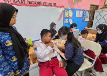 Puskesmas Sepinggan Lanjutkan BIAS, Cegah Difteri dan Tetanus Sejak Dini