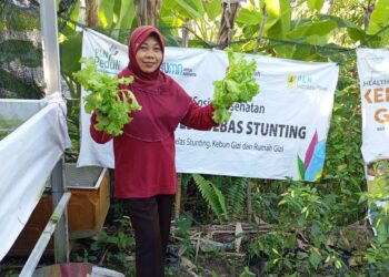 Kebun Gizi Gunung Bahagia Jadi Model Pemberdayaan Warga untuk Tekan Stunting
