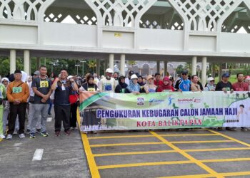 Pengukuran Kebugaran 32 Calon Jemaah Haji Ikuti Tes Jalan Cepat
