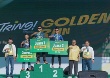Ubah Keringat Jadi Emas, PT Pegadaian Sukses Gelar Tring! Golden Run 2026