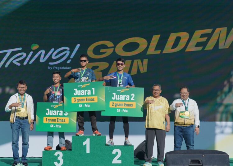 Ubah Keringat Jadi Emas, PT Pegadaian Sukses Gelar Tring! Golden Run 2026