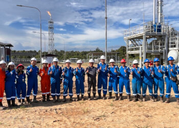 PT. ISOG Resmi Alirkan Gas Perdana dari Lapangan Karamba