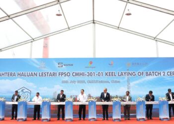 Searah Mulai Tahap Konstruksi FPSO untuk Proyek Gas Laut Dalam Ultra North Hub di Indonesia