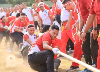 Kodam VI/Mulawarman Semarakkan HUT RI, Jiwa Korsa Makin Erat