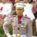 Kapolresta Balikpapan Pimpin Upacara Penurunan Bendera di Istana