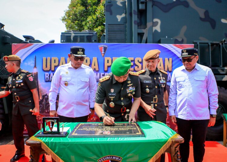 Pangdam VI/Mlw Resmikan Yonarmed 22, Kekuatan Pertahanan Kaltim Bertambah