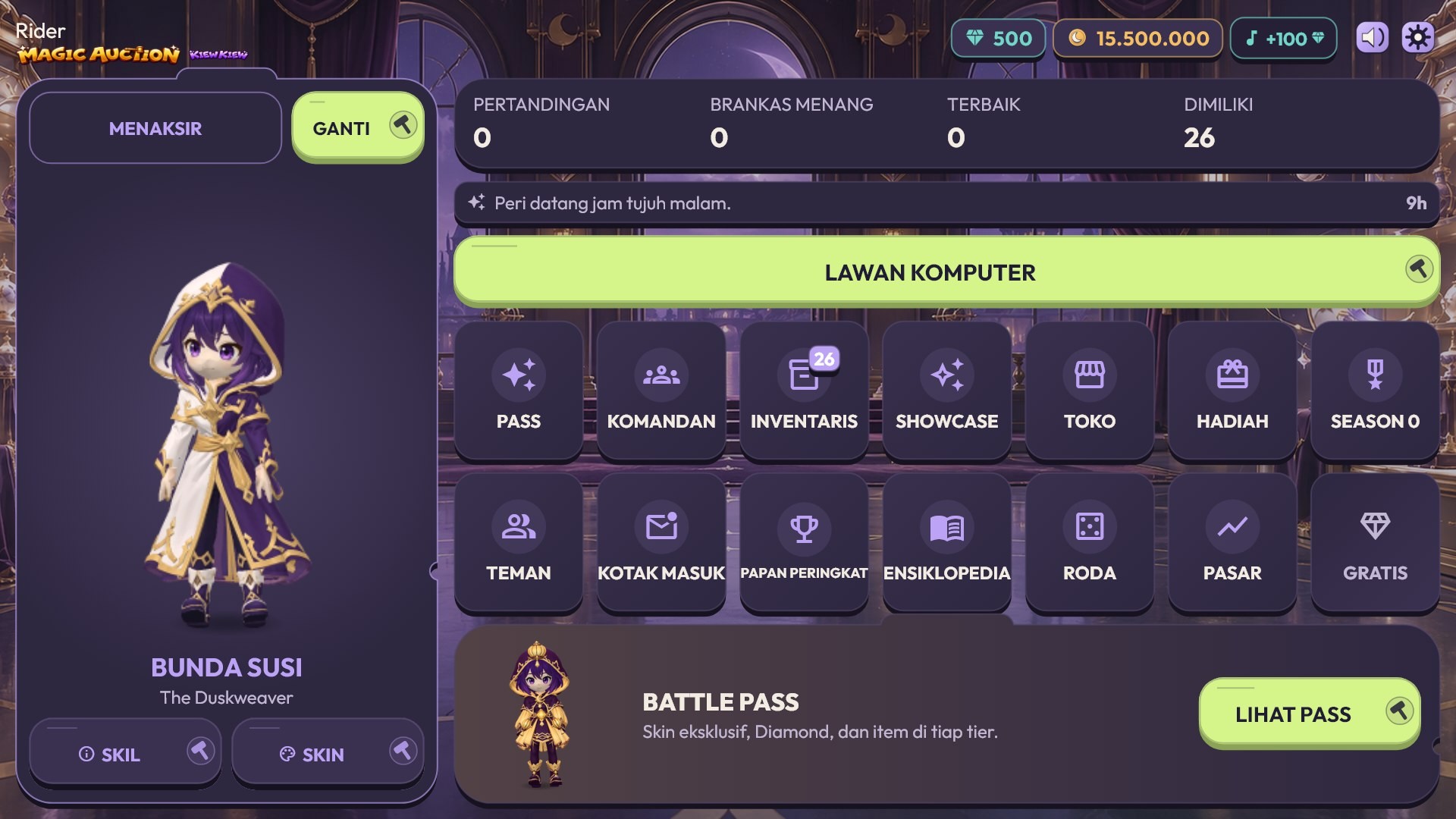 Tampilan baru Magic Auction Kiew Kiew